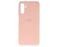 Vennus Valentýnské pouzdro Heart pro Samsung Galaxy A13 5G/ Galaxy A04S - růžové růžová, silikon