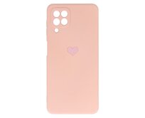 Vennus Valentýnské pouzdro Heart pro Samsung Galaxy A22 4G/ Galaxy M22 4G - růžové růžová, silikon