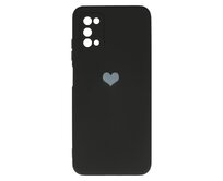 Vennus Valentýnské pouzdro Heart pro Samsung Galaxy A03S - černé černá, silikon