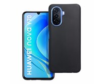 Case4Mobile Silikonový obal MATT pro HUAWEI Nova Y70 - černý černá, silikon