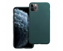 Case4Mobile Silikonový obal MATT pro IPHONE 11 Pro Max - tmavě zelený zelená, silikon