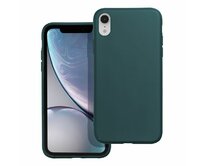 Case4Mobile Silikonový obal MATT pro IPHONE XR - tmavě zelený zelená, silikon