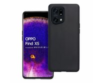 Case4Mobile Silikonový obal MATT pro OPPO Find X5 - černý černá, silikon