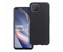 Case4Mobile Silikonový obal MATT pro OPPO Reno 4Z 5G - černý černá, silikon