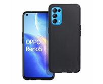 Case4Mobile Silikonový obal MATT pro OPPO Reno 5 4G / Reno 5 5G / Reno 5K / Find X3 Lite - černý černá, silikon