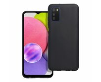 Case4Mobile Silikonový obal MATT pro Samsung Galaxy A03S - černý černá, silikon