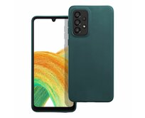 Case4Mobile Silikonový obal MATT pro Samsung Galaxy A33 5G - tmavě zelený zelená, silikon