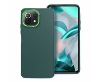 Case4Mobile Pouzdro FRAME pro Xiaomi 11 Lite 5G /11 Lite LTE (4G) /11 Lite NE - zelené zelená, silikon