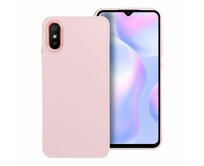 Case4Mobile Pouzdro FRAME pro Xiaomi Redmi 9A /Redmi 9AT - pudrově růžové růžová, silikon