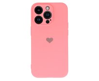 Vennus Valentýnské pouzdro Heart pro iPhone 11 Pro - růžové růžová, silikon