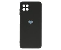 Vennus Valentýnské pouzdro Heart pro Samsung Galaxy A22 5G - černé černá, silikon