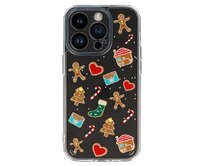 Tel Protect Christmas průhledné pouzdro pro iPhone 13 Pro - vzor 2 Sweet cookies Motiv, silikon