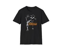 Halloweenské triko - Skeleton's Spooky Show - Black, L