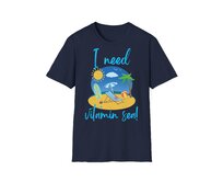 Unisex tričko - I Need Vitamin Sea - Vtipné tričko, různé barvy - Navy, S