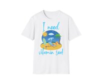 Unisex tričko - I Need Vitamin Sea - Vtipné tričko, různé barvy - White, S