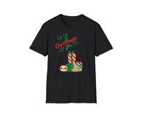 Unisex tričko - Lazy Christmas - Vánoční tričko, různé barvy - Black, S