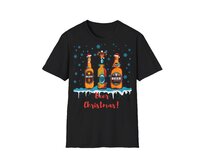 Unisex tričko - Beer Christmas - Vánoční triko, různé barvy - Black, L