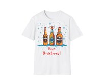 Unisex tričko - Beer Christmas - Vánoční triko, různé barvy - White, S