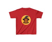 Dětské tričko - Pumpkin Witch - Halloweenské triko, různé barvy - XS, Red