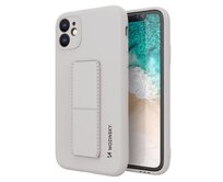 Gelové KICKSTAND šedé pouzdro / kryt na APPLE iPhone 12 Pro Max (6.7)