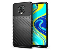 Gelové černé THUNDER SHIELD pouzdro / kryt na XIAOMI Redmi Note 9 Pro / 9S