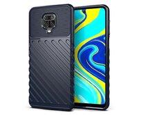 Gelové modré THUNDER SHIELD pouzdro / kryt na XIAOMI Redmi Note 9 Pro / 9S