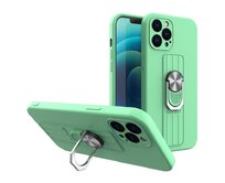 Gelové RING CASE zelené pouzdro / kryt na XIAOMI Redmi Note 9 Pro / 9S