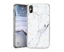 Gelové bílé MARBLE SCALES pouzdro na SAMSUNG M215 Galaxy M21