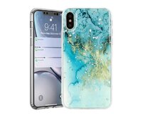 Gelové modré MARBLE SCALES pouzdro na SAMSUNG M215 Galaxy M21