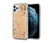 Gelové zlaté LIQUID pouzdro na APPLE iPhone 12 / iPhone 12 Pro