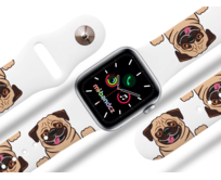 Apple watch řemínek Mopsík - 38/40/41mm