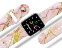 Apple watch řemínek Růžovo-zlatý mramor - 38/40/41mm