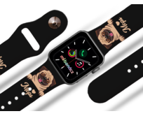 Apple watch řemínek Mopsík - 38/40/41mm