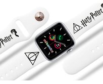 Apple watch řemínek Harry Potter - Relikvie smrti 3 - 38/40/41mm, barva pásku bílá