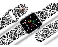 Apple watch řemínek Damask - Bílá - 42/44/45mm