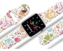 Apple watch řemínek Velikonoce 1 - Bílá - 38/40/41mm