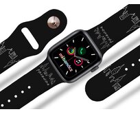 Apple watch řemínek Friends 11 - 38/40/41mm, barva pásku černá