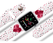 Apple watch řemínek Srdce s trojúhelníky - 38/40/41mm