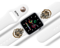 Apple watch řemínek Harry Potter - Bradavice 2 - 42/44/45mm, barva pásku bílá