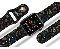 Apple watch řemínek Harry Potter - Harry potter - 42/44/45mm, barva pásku černá