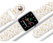 Apple watch řemínek Harry Potter - Zlatonky - 38/40/41mm, barva pásku bílá