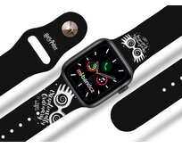 Apple watch řemínek Harry Potter - Luna Lovegood - Neobyčejně obyčejně - 38/40/41 mm, barva pásku černá