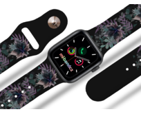 Apple watch řemínek Vodova kytka - 38/40/41mm, barva pásku černá