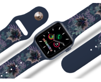 Apple watch řemínek Vodova kytka - 38/40/41mm, barva pásku modrá