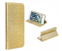 Peněženkové zlaté SHINNING BOOK pouzdro na APPLE iPhone 12 Mini