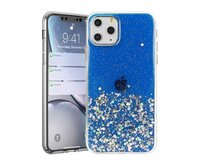 Gelové třpytivé modré GLITTER STARS pouzdro na SAMSUNG Galaxy A32 5G / A13 5G