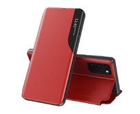 Knížkové pouzdro Smart View pro Xiaomi Redmi Note 9T , barva červená