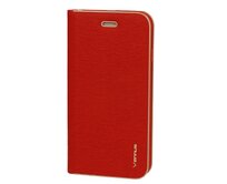 Vennus Knížkové pouzdro s rámečkem pro Xiaomi Redmi Note 12 5G/Poco X5 , barva červená