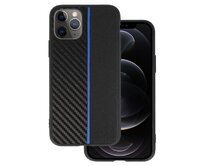 Kryt Carbon Protect pro Iphone 11 Pro , barva černá with , barva modrá stripe