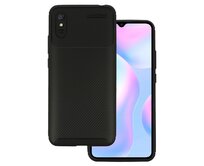 Kryt Vennus Carbon pro Xiaomi Redmi 9A , barva černá